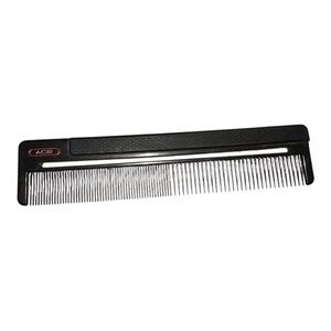 Rare Vintage Ace Comb Rubber Top Two Teeth Widths On Each Side Slot In Handle